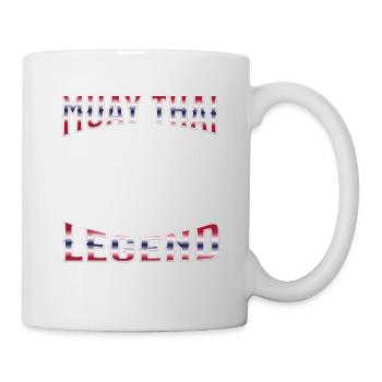 Muay Thai Boxing Muay Thai - Tasse - Weiß - Rechts