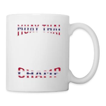 Muay Thai Boxing Muay Thai - Tasse - Weiß - Rechts