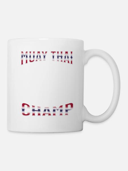 Muay Thai Boxing Muay Thai - Tasse - Weiß