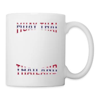 Muay Thai Boxing Muay Thai - Tasse - Weiß - Rechts