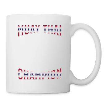 Muay Thai Boxing Muay Thai - Tasse - Weiß - Rechts