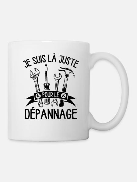 Dépannage réparation bricolage 2 - Mug blanc - blanc