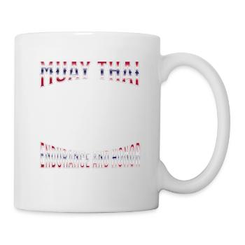 Muay Thai Boxing Muay Thai - Tasse - Weiß - Rechts