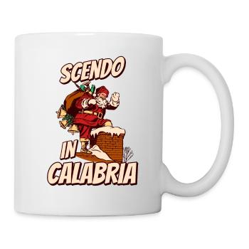 Ich fahre runter nach Kalabrien - Weihnachten - Tasse - Weiß - Rechts