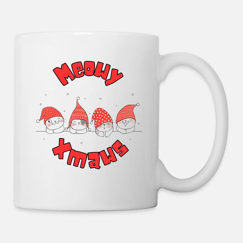 Miaouss Noël - Joyeux Noël - Mug blanc - blanc
