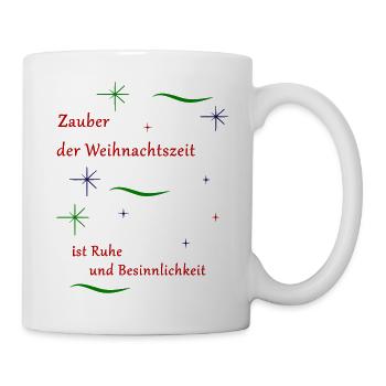 Zauber der Weihnachtszeit - Tasse - Weiß - Rechts