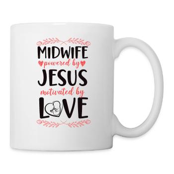 Infirmière Sage-femme Accoucheuse Faith - Mug blanc - blanc - Droite