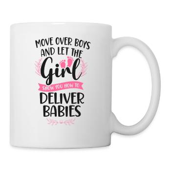 Infirmière spécialisée dans le travail et l’accouchement - Mug blanc - blanc - Droite