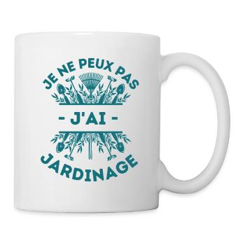 Humour jardin jardinage - Mug blanc - blanc - Droite