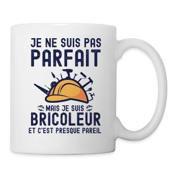 Bricoleur pas comme les autres - Mug blanc - blanc - Droite