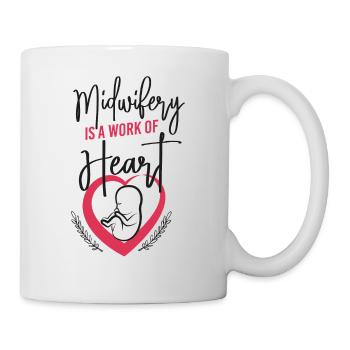 Infirmière sage-femme accoucheuse - Mug blanc - blanc - Droite