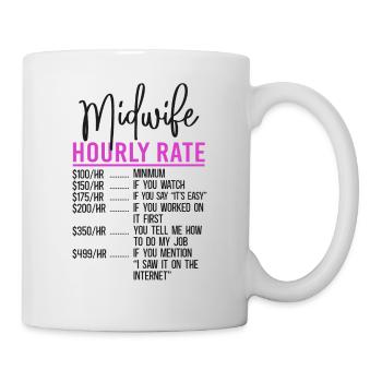 Nurse Midwife Birth Worker Midwife - Mug - white - Right