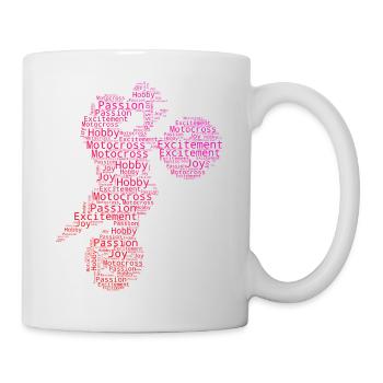 Dirt Bike Dirt Bike Dirt Biker Women's Motocross - Mug - white - Right