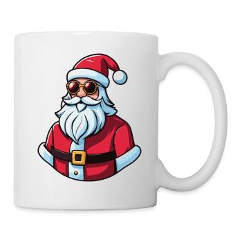 Weihnachtsmann Weihnachten Illustration - Tasse - Weiß - Rechts