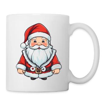 Père Noël comique - Mug blanc - blanc - Droite