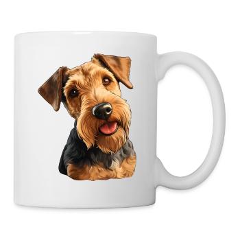 Welsh Terrier - Mug - white - Right
