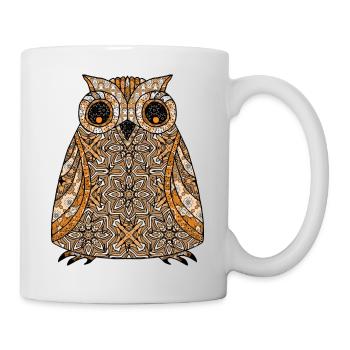 Vogel - Tasse - Weiß - Rechts