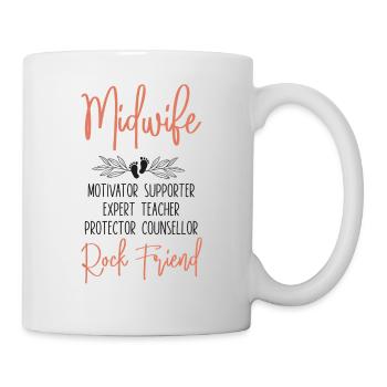 Nurse Midwife Birth Worker Midwife - Mug - white - Right