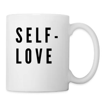 SELF LOVE - Clean Aesthetic Design - GYM - Mug - white - Right