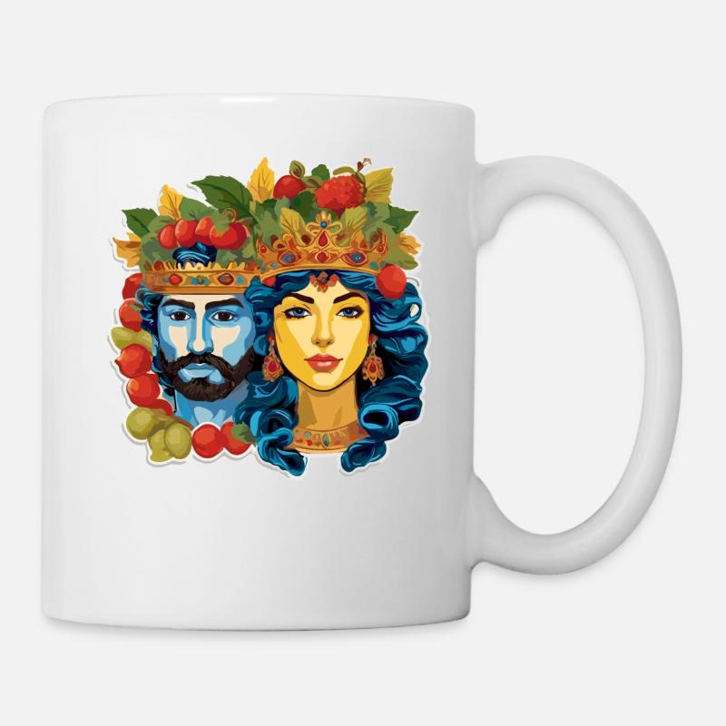 teste di moro - Tasse - Weiß