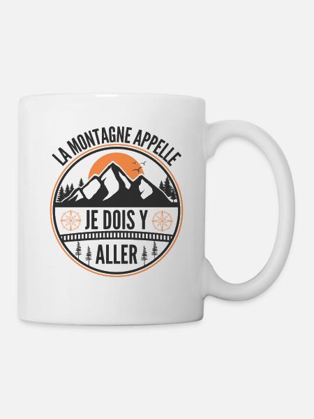Rando la montagne appelle Randonnée - Mug blanc - blanc
