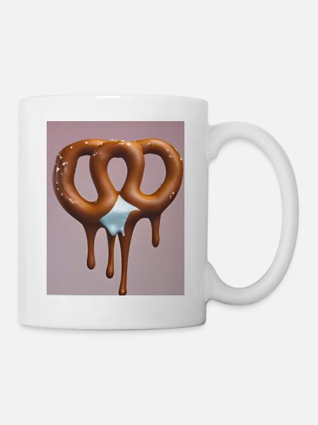 Bretzel glacé qui fond - Mug blanc - blanc
