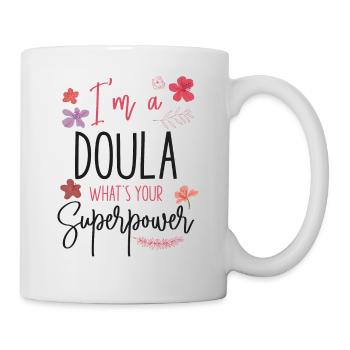 Doula accoucheuse Je suis une doula - Mug blanc - blanc - Droite