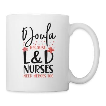 Doula Travailleuse à la naissance Doula Parce que - Mug blanc - blanc - Droite