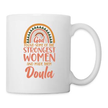 Doula Birth Worker Rainbow God - Tasse - Weiß - Rechts
