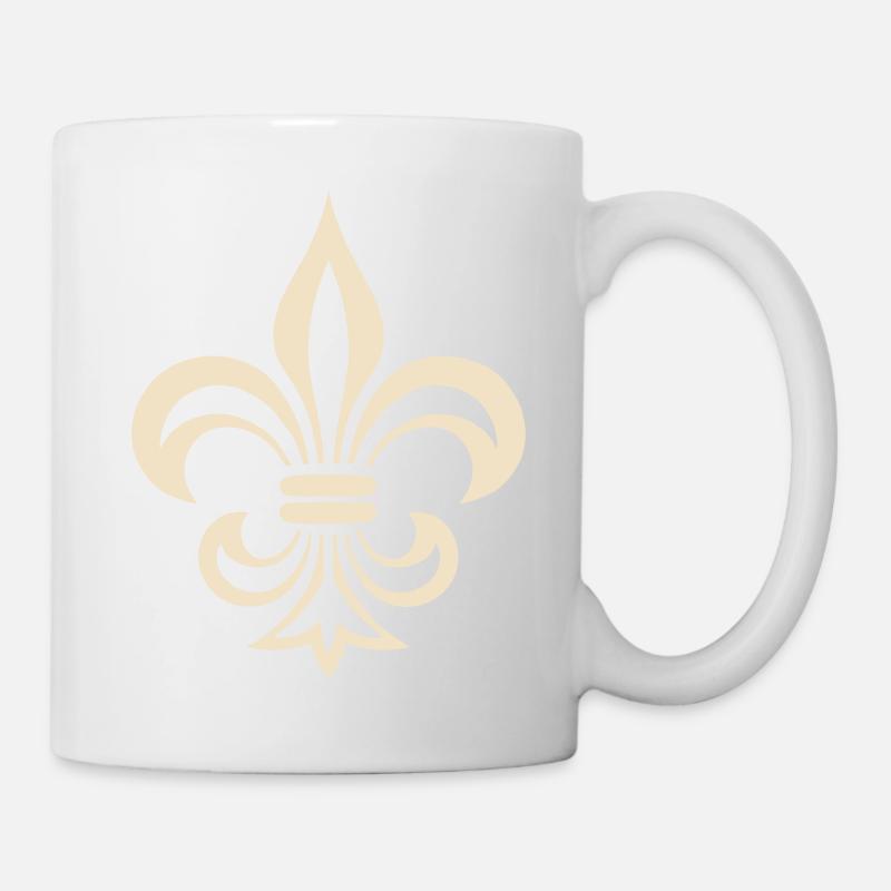 Fleur de Lys - Tasse - Weiß