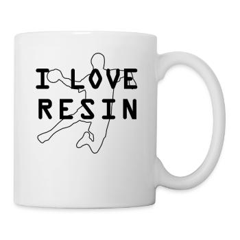 Handball - Ball & Resin is a love - Mug - white - Right