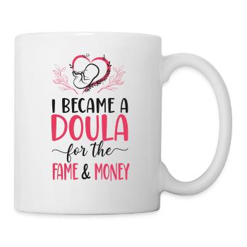 Doula accoucheuse Je suis devenue une - Mug blanc - blanc - Droite