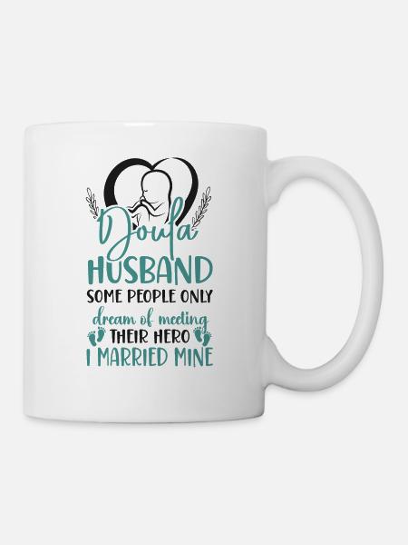 Doula Birth Worker Husband Wife - Mug - white