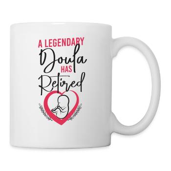 Doula Naissance Travailleur Retraite A - Mug blanc - blanc - Droite