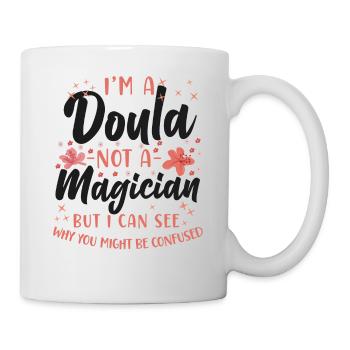 Doula accoucheuse Je ne suis pas une doula - Mug blanc - blanc - Droite