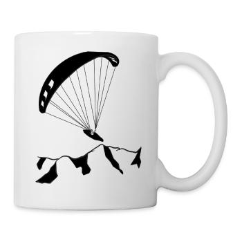Gleitschirm - Tasse - Weiß - Rechts