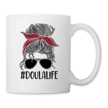 Doula Birth Worker Sunglasses - Tasse - Weiß - Rechts