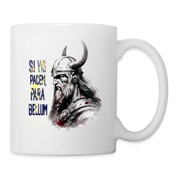 Wikinger Shirt, für echte Skandinavien Fans. - Tasse - Weiß - Rechts