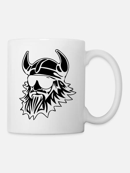 Wikinger - Tasse - Weiß