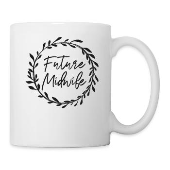 Infirmière Sage-Femme Accoucheuse Arc-en-ciel - Mug blanc - blanc - Droite
