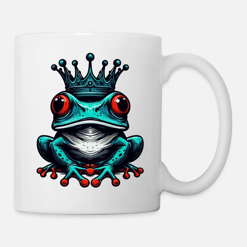 Frosch - Tasse - Weiß