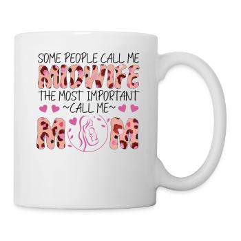 Infirmière Sage-femme Accoucheuse Maman - Mug blanc - blanc - Droite