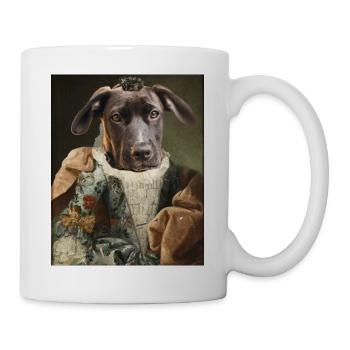 Adeliger Hund - Tasse - Weiß - Rechts