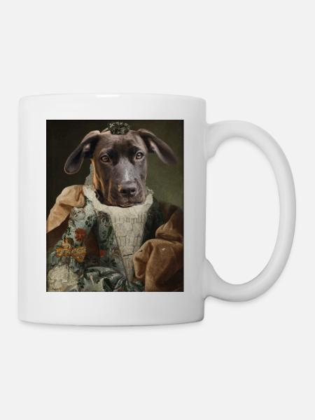Adeliger Hund - Tasse - Weiß