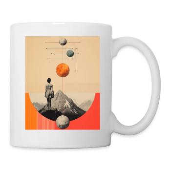 Klettern und sich etwas wünschen - Tasse - Weiß - Rechts