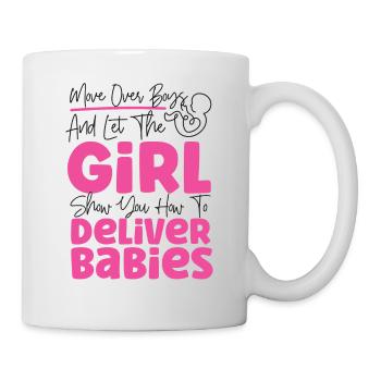 Infirmière spécialisée dans le travail et l’accouchement - Mug blanc - blanc - Droite