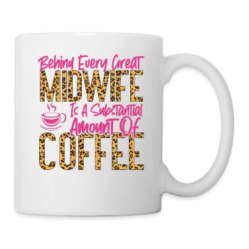 Nurse Midwife Birth Worker Coffee - Tasse - Weiß - Rechts