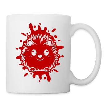 Igel Tier Baby - Tasse - Weiß - Rechts