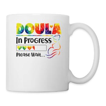 Doula Travailleuse à la naissance Doula étudiante - Mug blanc - blanc - Droite
