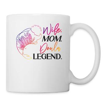 Doula accoucheuse maman femme. Maman. - Mug blanc - blanc - Droite